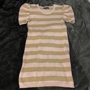 Brand new without tags, Lulus sweater dress. Blush pink and nude tan Size Large